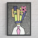The Man with the Flower (2021) 50x70cm